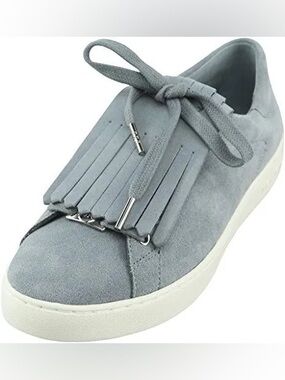 Michael Kors Dusty Blue Keaton Kiltie Suede Sneaker Box